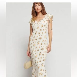 Reformation Lisola Dress Nicola size Medium. Perfect Condition!